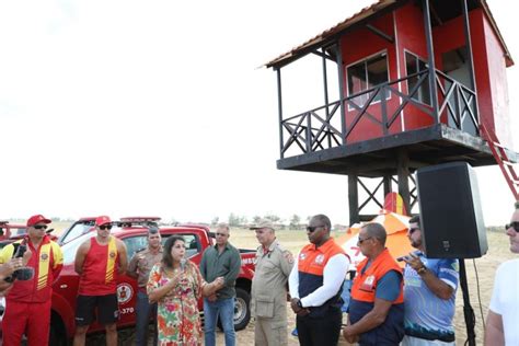 Posto de observação de guarda vidas é inaugurado no outro lado da Lagoa