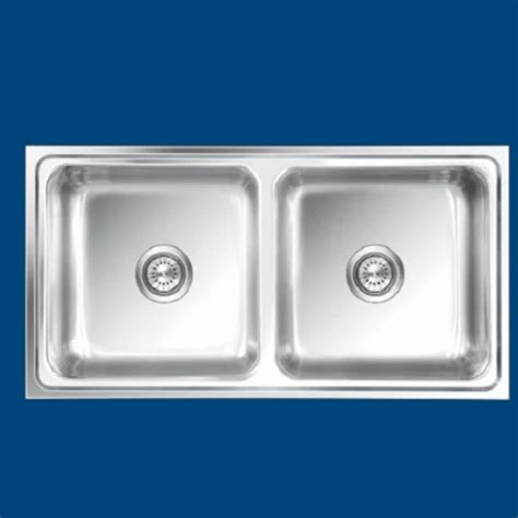 Stainless Steel Nirali Double Bowl Kitchen Sink At Rs 8000 In Chennai