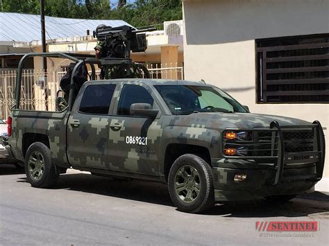 Mexican Army Chevrolet Cheyenne Cucvlssv Equipped With An Mk 19