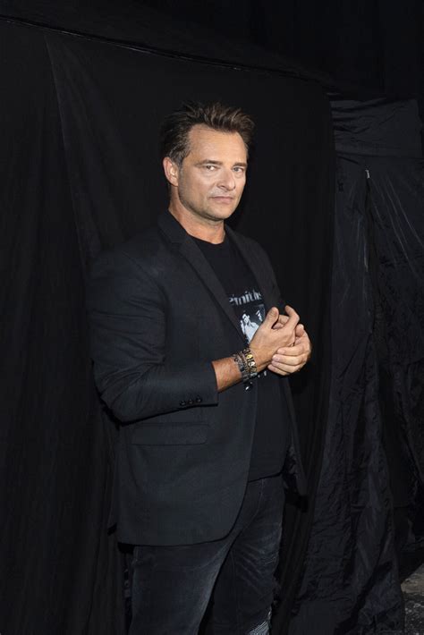 Photo Exclusif David Hallyday Backstage De L Enregistrement De L