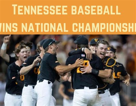 Watch Tennessee Celebrate Programs First National Championship