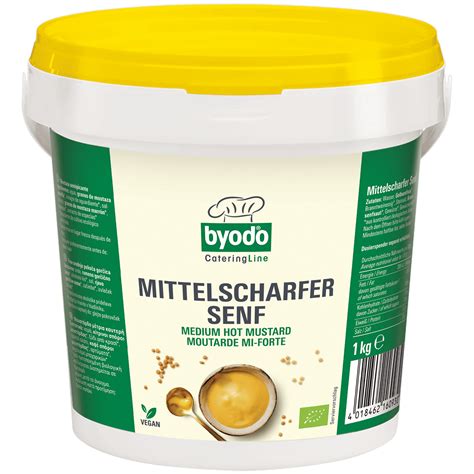 Mittelscharfen Senf Kaufen Byodo Bio Vom Feinsten