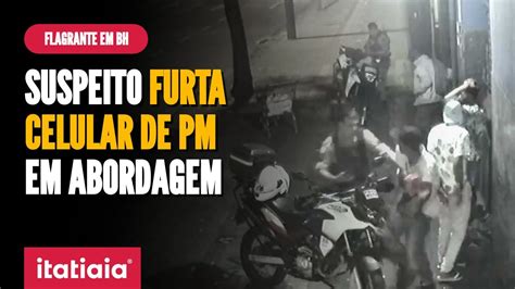 Suspeito Furta Celular De Policial Enquanto Homem Foge De Abordagem Em