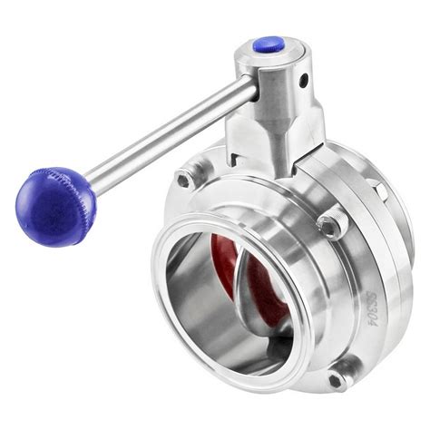 Stainless Steel Tri Clover Pull Trigger Butterfly Valve