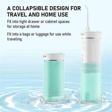 Hangsun Cordless Water Flosser Mini Portable Dental Oral Irrigator