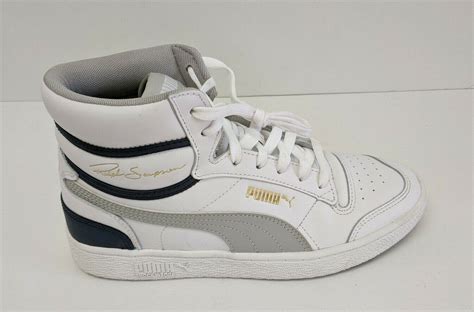 Puma Ralph Sampson Mid Sneakers, White, Men's 6 M - Gem