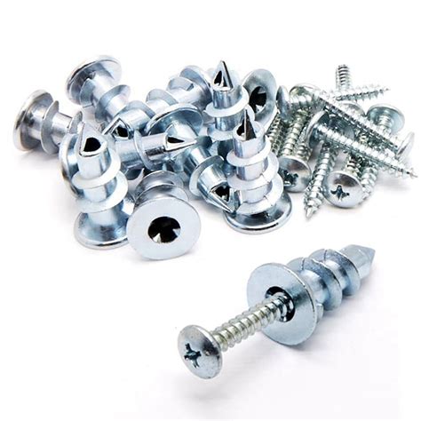 Zinc Self Drilling Drywall Hollow Wall Anchor Kit With Screws Walmart