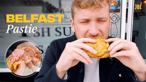 Belfast Pastie Eating A Deep Fried Northern Irish Delicacy YouTube