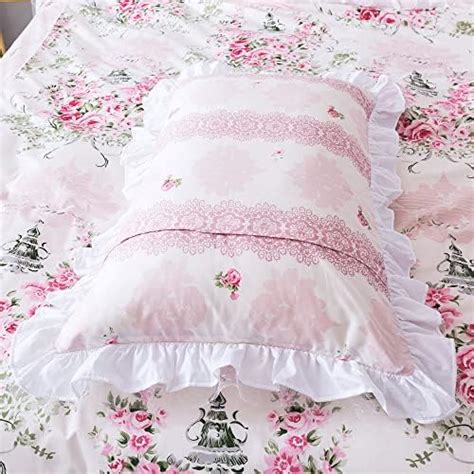 FADFAYRomantic Flower Print Bedding SetFloral Bed SetRustic Rural