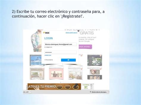 Como Hacer Un Pagina Web Con Wix Monica Ppt