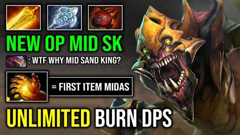 New Op Mid Sk St Item Midas Radiance Unlimited Sand Storm Burn Dps