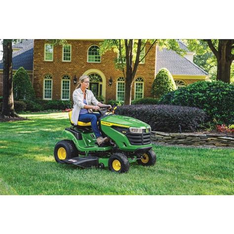 John Deere S In Riding Lawn Mower In The Gas Riding Lawn Mowers