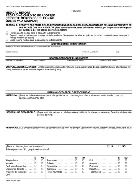 Fillable Online Cdss Ca ADM 36 SP Fax Email Print PdfFiller