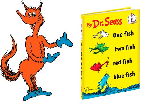 Download Dr Seuss Clipart Reading One Fish Two Fish Book Cover