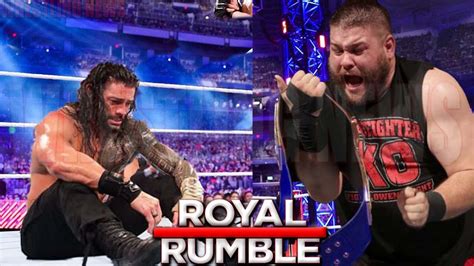 Roman Reigns Vs Kevin Owens Royal Rumble Match Youtube