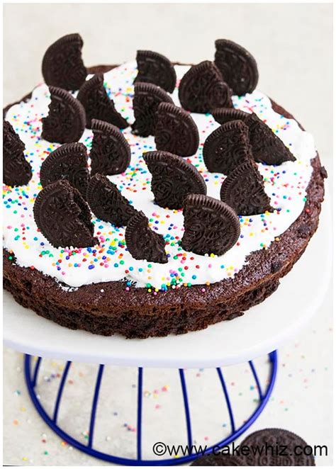 Funfetti Oreo Brownie Cake