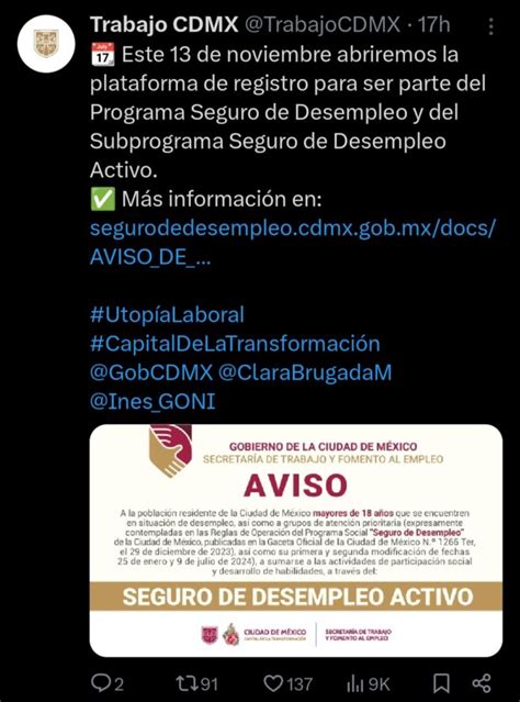 CDMX Te Quedaste Sin Empleo Esta Es La Cantidad Que Puedes Recibir