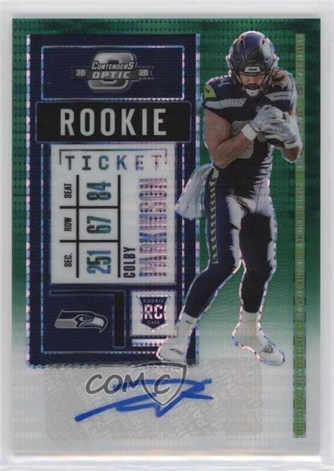 Panini Contenders Optic Rookie Ticket Autographs Green Pulsar