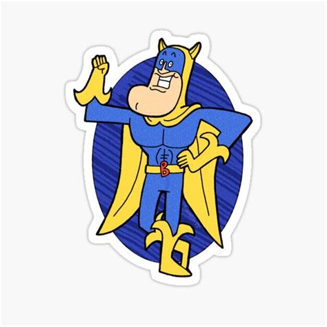 "Bananaman Cartoon" Sticker for Sale by FunnehGacha | Redbubble