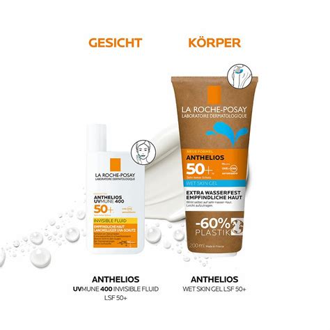 La Roche Posay Anthelios Wet Skin Gel Spf 50 Résistant à Leau 200 Ml