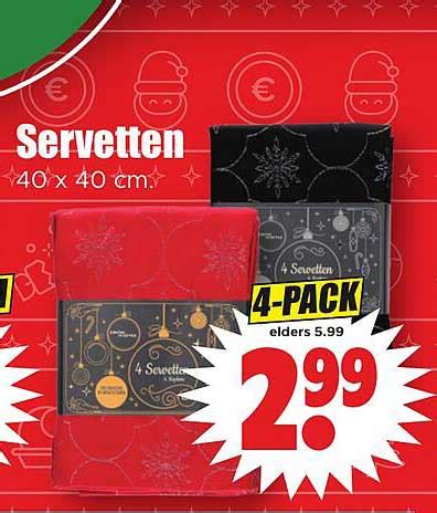 Servetten Aanbieding Bij Dirk 1Folders Nl