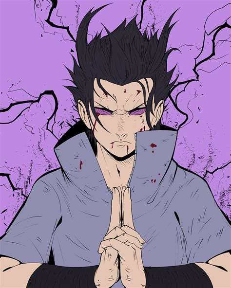 Fanart - Sasuke Uchiha Rinnegan (Naruto) on Behance