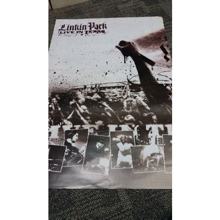 โปสเตอร ลาย LINKIN PARK LIVE IN TEXAS Shopee Thailand