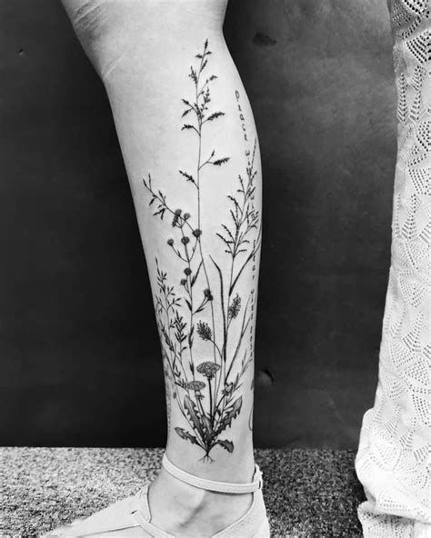 Top 51 Best Wildflower Tattoo Ideas [2021 Inspiration Guide]