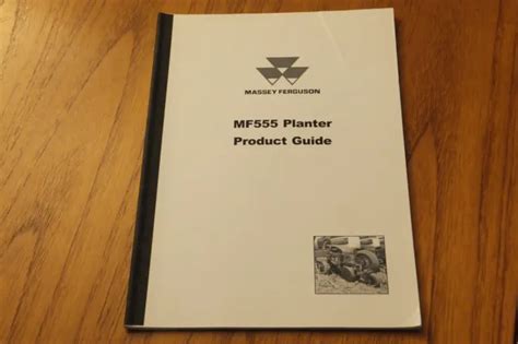 Massey Ferguson 555 Planter Product Guide New Unused £500 Picclick Uk