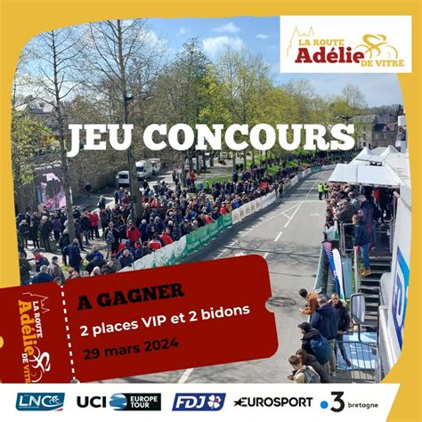 Grand jeu concours Route Adélie de Vitré Course cycliste