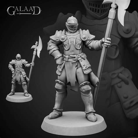 8K Spear Knight 2 Galaad Miniatures Gaming Miniatures Resin Miniature