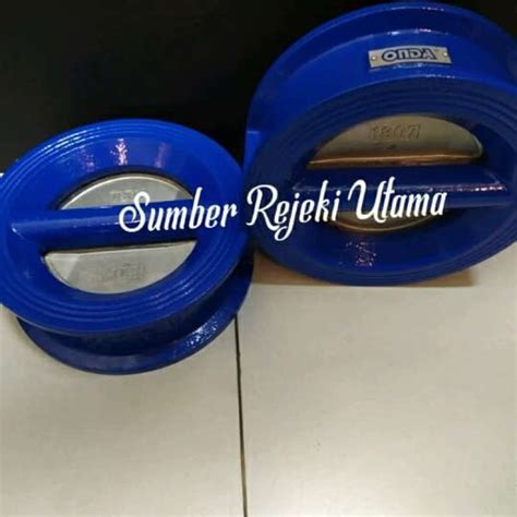 Promo Wafer Check Valve Onda Cast Iron Jis K Ukuran Inch Selera