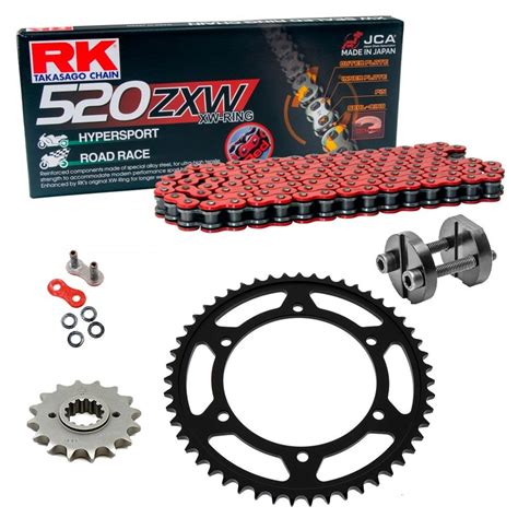 KTM Duke 200 2012 2014 RK 520 GXW Chain Sprockets Kit Reinforced