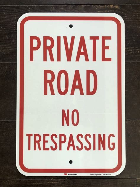 Yahoo オークション 新品 アメリカ 看板 Private Road No Trespassi