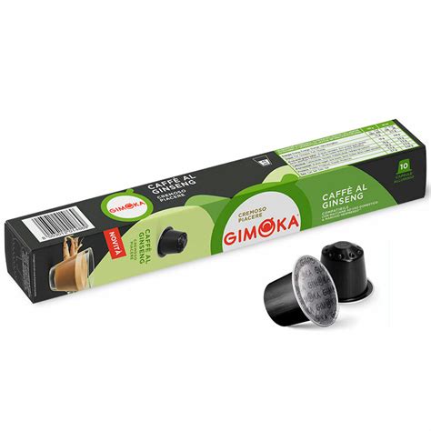 Gimoka Caff Al Ginseng Gimoka Capsules Pour Nespresso