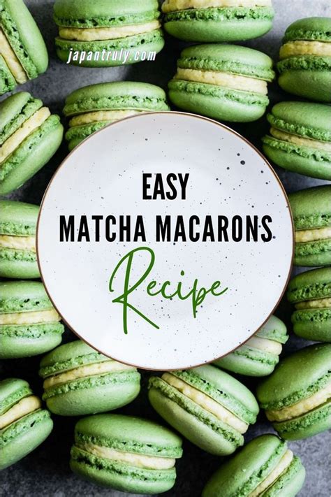 Easy Japanese Matcha Macaroon Recipe Everything Japankorea