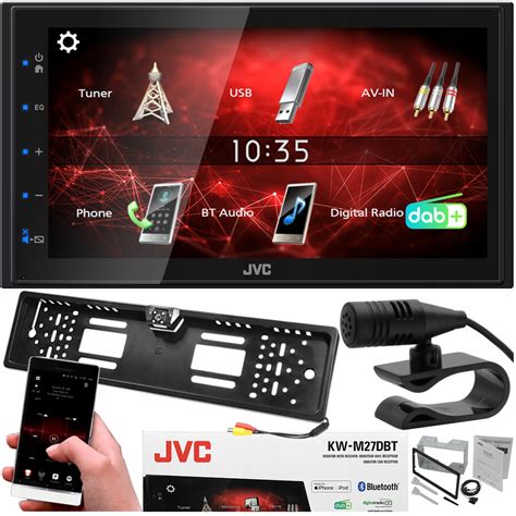 Jvc Radio Samochodowe Din Fm Dab Bluetooth Usb Mp Z Kamer Cofania