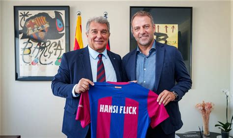 Hansi Flick es presentado como nuevo técnico del FC Barcelona