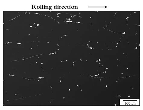 43 Zex400 Alloy Sem Bse Micrograph In The As Rolled And Download