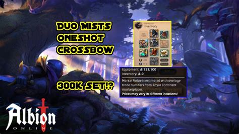 Albion Online Duo Mist One Shot Crossbow Bloodletter 300k Set