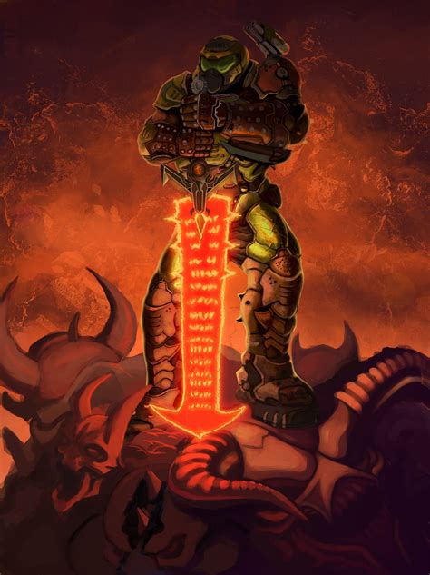 DOOM Eternal Fan art | Doom, Doom demons, Doom game