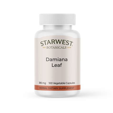 Damiana Leaf Capsules