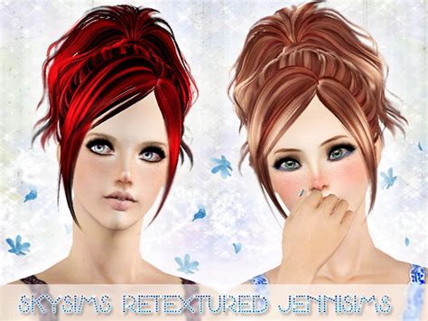 Cazy West Coast And Skysims Retextured By Jenni Sims Sims Hairs