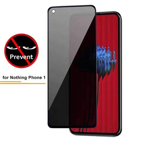 5D Anti Spy Privacy Tempered Glass On For Nothing Phone 1 2022 Screen