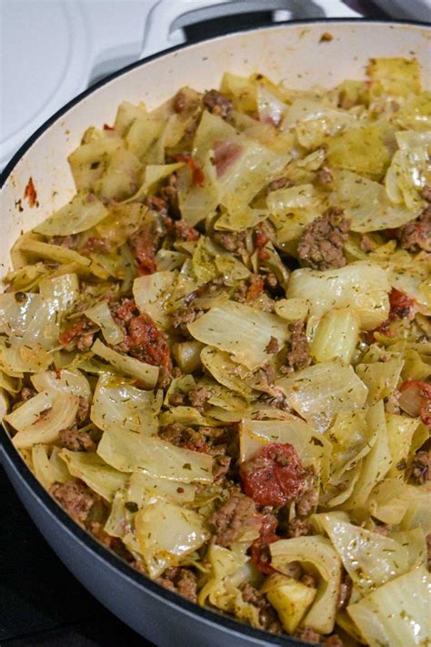 Ground Beef And Cabbage Recipe Joe S Healthy Meals