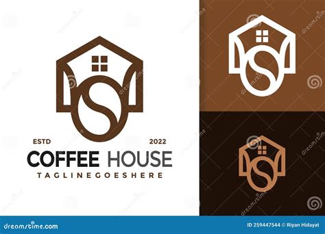 Elegant Coffee House Logo Design Brand Identity Logos Vector Modern