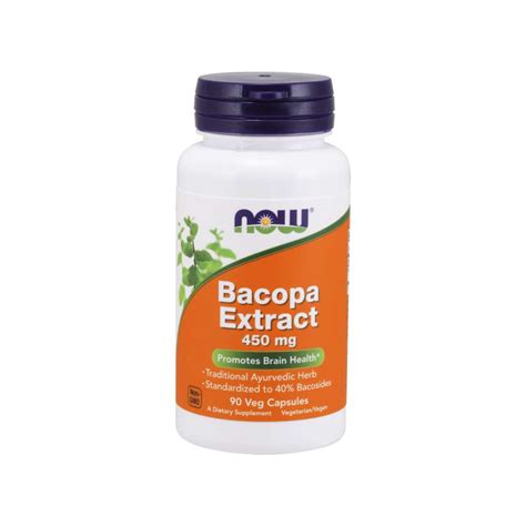 NOW Foods Bacopa Extract 450 Mg 90 Kaps GymShop