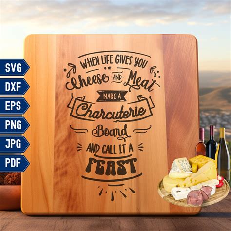 Charcuterie Board Definition Svg File Adult Lunchable Wine And Cheese