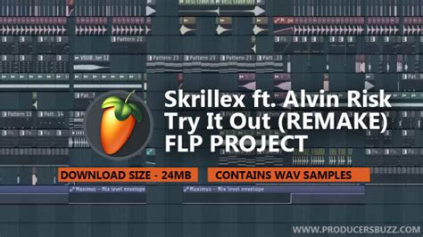 Skrillex Ft Alvin Risk Try It Out DUBSTEP Remake FLP Project File