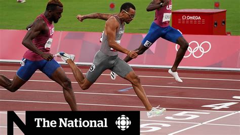 Andre De Grasse Wins Gold In M Race Breaking Canadian Record Youtube